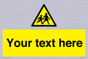 Custom Warning children Sign